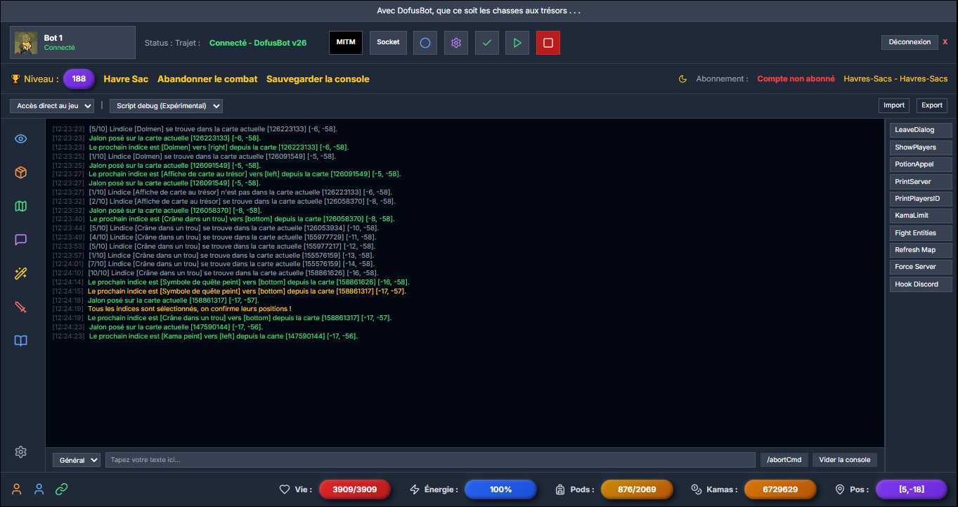 AstrubCore Interface - Automation Features